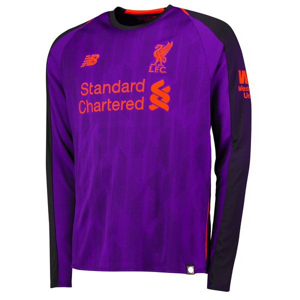 Camiseta Liverpool Segunda equipo ML 2018-19 Purpura
